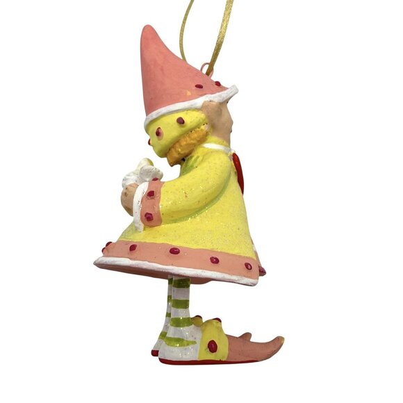 Patience Brewster Krinkles Dash Away Cupids Heart Elf Ornament - Picture 5 of 6